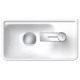Раковина подвесная Duravit D-Neo 40 см без перелива 1 отверстие 0739400041