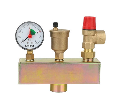 Группа безопасности котла Gappo 1x3/4 3 бар 100 кВт G1451