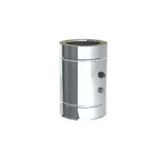 Труба Jeremias DW-eco 330 мм с двумя измерительными штуцерами 1/2 d=250 мм EDW543250