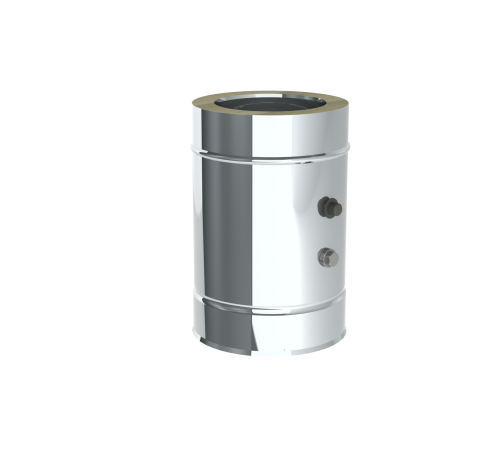 Труба Jeremias DW-eco 330 мм с двумя измерительными штуцерами 1/2 d=250 мм EDW543250