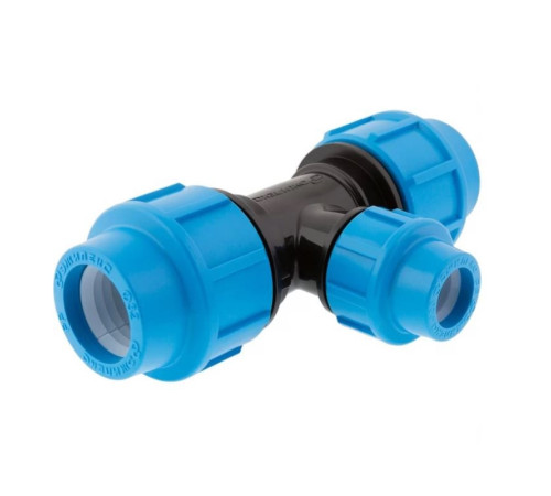 Тройник редукционный Джилекс ПНД компрессионный 32х20х32 мм 507891