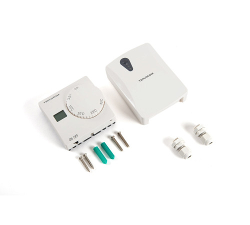 Термостат комнатный Бастион TEPLOCOM TS-2AA/3A RF2 беспроводной 929