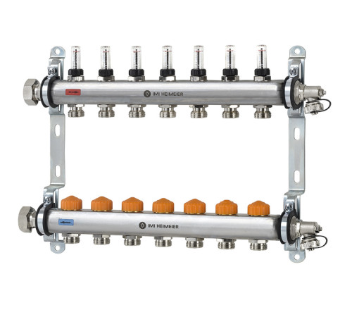 Коллектор распределительный Heimeier Dynacon Eclipse 7 контуров 9340-07.800
