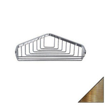 Мыльница угловая G-lauf 27 см бронза GH15692