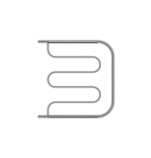 Полотенцесушитель водяной Primoclima Astra Ф 500x500 мм Inox PCAstraФWInox5050