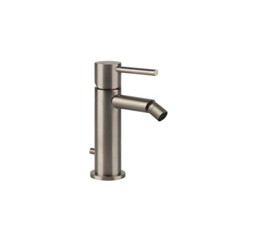 Смеситель для биде Gessi Emporio Via Tortona с донным клапаном Finox Brushed Nickel 18607#149