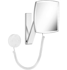 Косметическое зеркало Keuco iLook_move квадратное x5 с подсветкой и панелью управления хром 17613019000