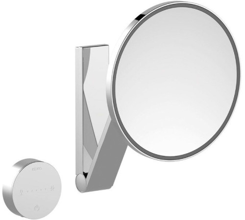Косметическое зеркало Keuco iLook_move круглое x5 с подсветкой и сенсорной панелью хром 17612019002