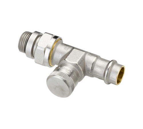 Клапан запорный радиаторный прямой Danfoss RLV-15 Press 1/2 PN 10 003L1824