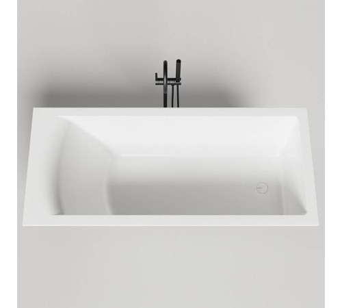 Ванна встраиваемая Salini Cascata KIT 170х75х60 см с сифоном и ножками S-Sense белый глянцевый 104313G