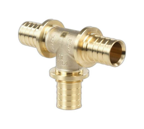 Тройник равнопроходной REHAU MX 32 мм латунный 11080341001