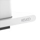 Полочка для душа Keuco Aveno подвесная угловая со стеклоочистителем белая 14657510100