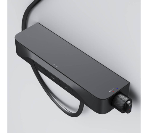 Смеситель для ванны и душа AM.PM Func черный матовый F8F10522