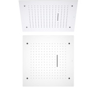 Верхний душ Aquanet AQ2082CR 500х500 мм 2 режима с монтажной частью хром AQ2082CR