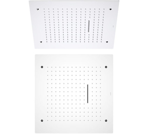 Верхний душ Aquanet AQ2082CR 500х500 мм 2 режима с монтажной частью хром AQ2082CR