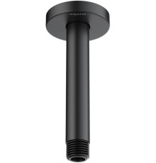 Держатель верхнего душа потолочный Aquanet 150 мм матовый черный AQ2171MB