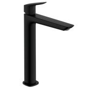 Смеситель для раковины Hansgrohe Logis Fine 240 со сливным гарнитуром черный матовый 71257670