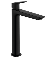 Смеситель для раковины Hansgrohe Logis Fine 240 гладкий корпус черный матовый 71258670