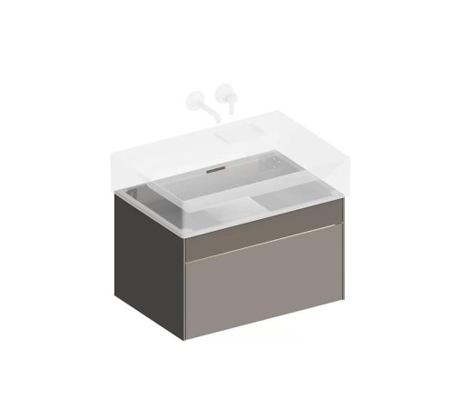 Тумба подвесная Kerama Marazzi Logica 67x46x40.3 см 2 ящика песчаный LOG.70.2\SAN