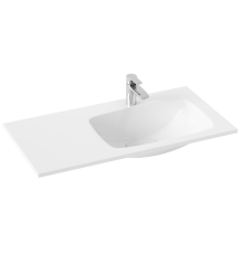 Раковина AQUATON Malaga 918х450х180 мм правая литьевой мрамор Mal.09.04.D-R