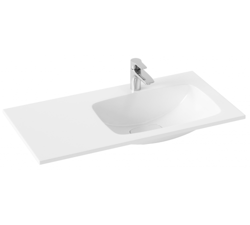 Раковина AQUATON Malaga 918х450х180 мм правая литьевой мрамор Mal.09.04.D-R