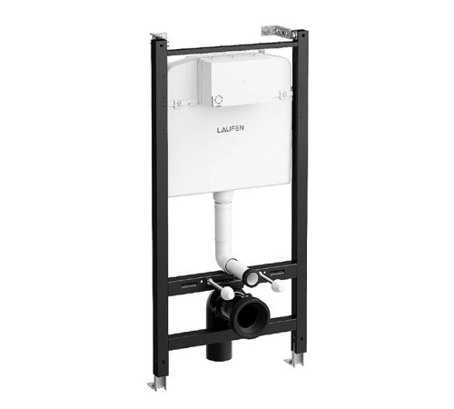 Комплект унитаз Laufen Pro Rimless с инсталляцией сиденье микролифт клавиша белая Z.RU93.0.761.6