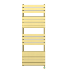 Полотенцесушитель электрический Primoclima PANEL 1600х500 мм 16 трубок 800 Вт Золото матовое PC PANEL 800 BG