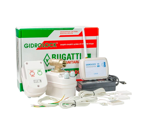 Система защиты от протечек Gidrolock Wi-Fi Winner Bugatti 3/4 36203022