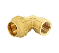 Угольник компрессионный Tiemme 32 мм x 1 ВР 3410009