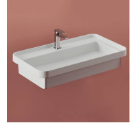Раковина Artceram Fuori Scala 80х45 см встраиваемая с 1 отверстием белый TFL035 01 00