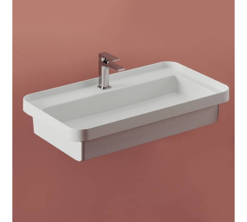 Раковина Artceram Fuori Scala 80х45 см встраиваемая с 1 отверстием белый TFL035 01 00