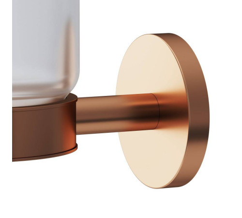 Стакан стеклянный с настенным держателем AM.PM X-Joy розовое золото A85A34344