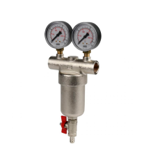 Фильтр сетчатый самопромывной Itap 189 3/4 с 2 манометрами и спускником 27642G