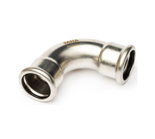 Отвод 90° SANHA NiroPress AISI 304L ВПр-ВПр 22 мм 691002A22.3