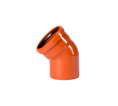Отвод для наружной канализации Ostendorf KGB DN 160 45° 222229