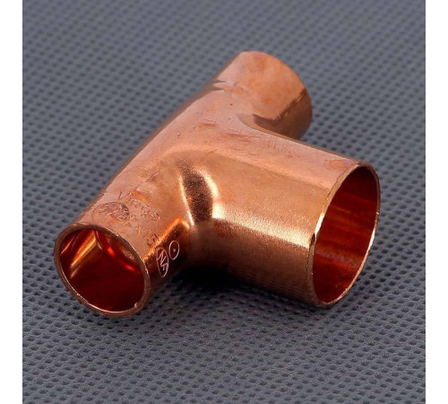 Тройник медный под пайку Viega 15х22х15 мм 105143