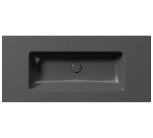 Раковина накладная/подвесная GSI Pura 1020х460 мм без отверстия под смеситель Ardesia Matte 8886026