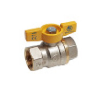 Кран шаровой для газа Giacomini R731G 3/4 ВР-ВР полнопроходной бабочка R731GAX004