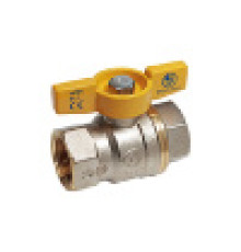 Кран шаровой для газа Giacomini R731G 3/4 ВР-ВР полнопроходной бабочка R731GAX004