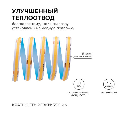 Лента светодиодная Apeyron Electrics 00-393
