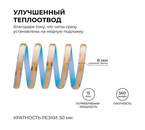 Лента светодиодная Apeyron Electrics 00-490
