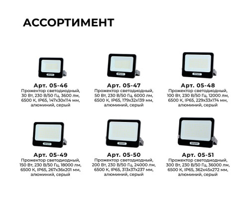 Настенно-потолочный прожектор Apeyron Electrics 05-50