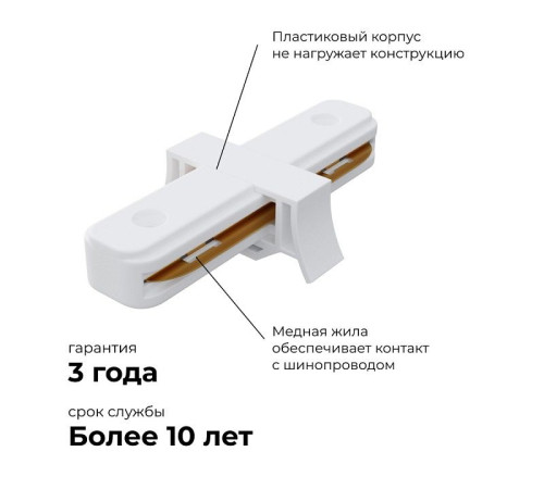 Соединитель линейный для треков Apeyron Electrics 09-120