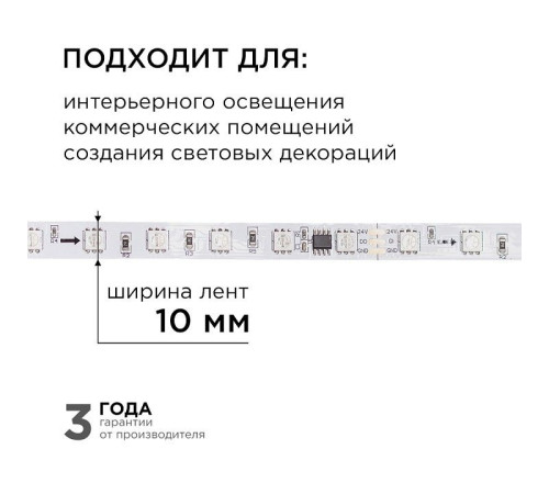 Комплект с лентой светодиодной Apeyron Electrics 10-91