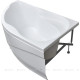 Акриловая ванна Aquanet GRACIOSA 150x90 R правая 00203941