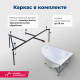 Ванна акриловая Aquanet Mayorca 150x100 R правая в комплекте 00205438