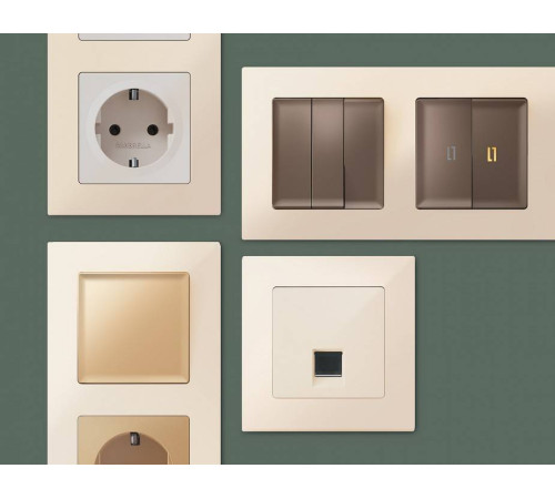 Рамка на 1 пост Ambrella Volt Techno AF220301