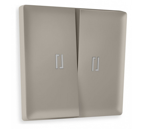 Клавиши для выключателя двухклавишного c подсветкой Ambrella Volt Quant AP3640