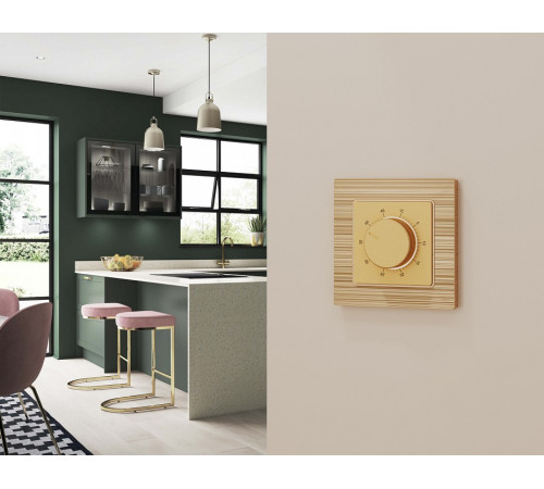 Накладка для терморегулятора электромеханического для теплого пола Ambrella Volt ALFA AP6057