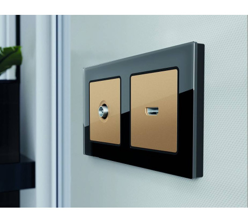 Накладка для розетки HDMI Ambrella Volt Quant AP6140